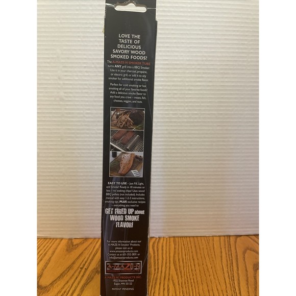 New AMAZE-N 12" Tube BBQ Smoker Grilling 100% Stainless Steel Cook Out Accessory - Picture 3 of 9